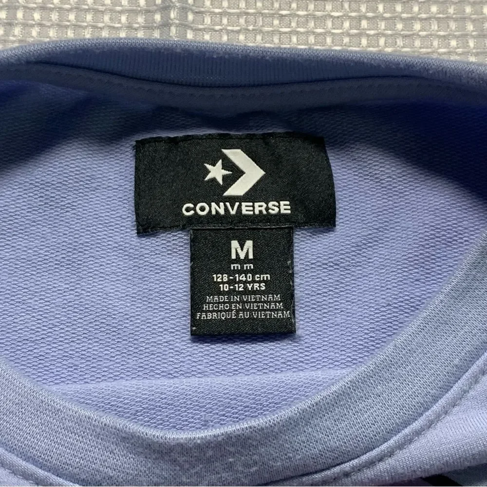 CONVERSE Girls Logo Graphic Pullover